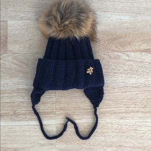 Knitted hand made winter hat